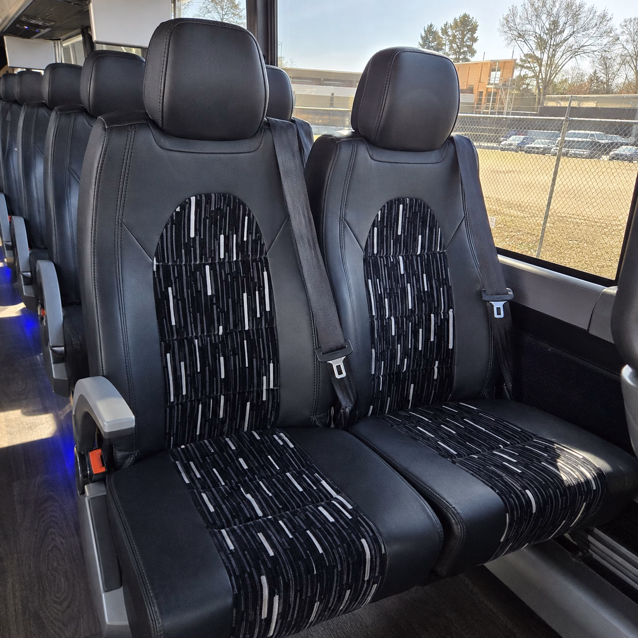 farmington hills charter bus interior