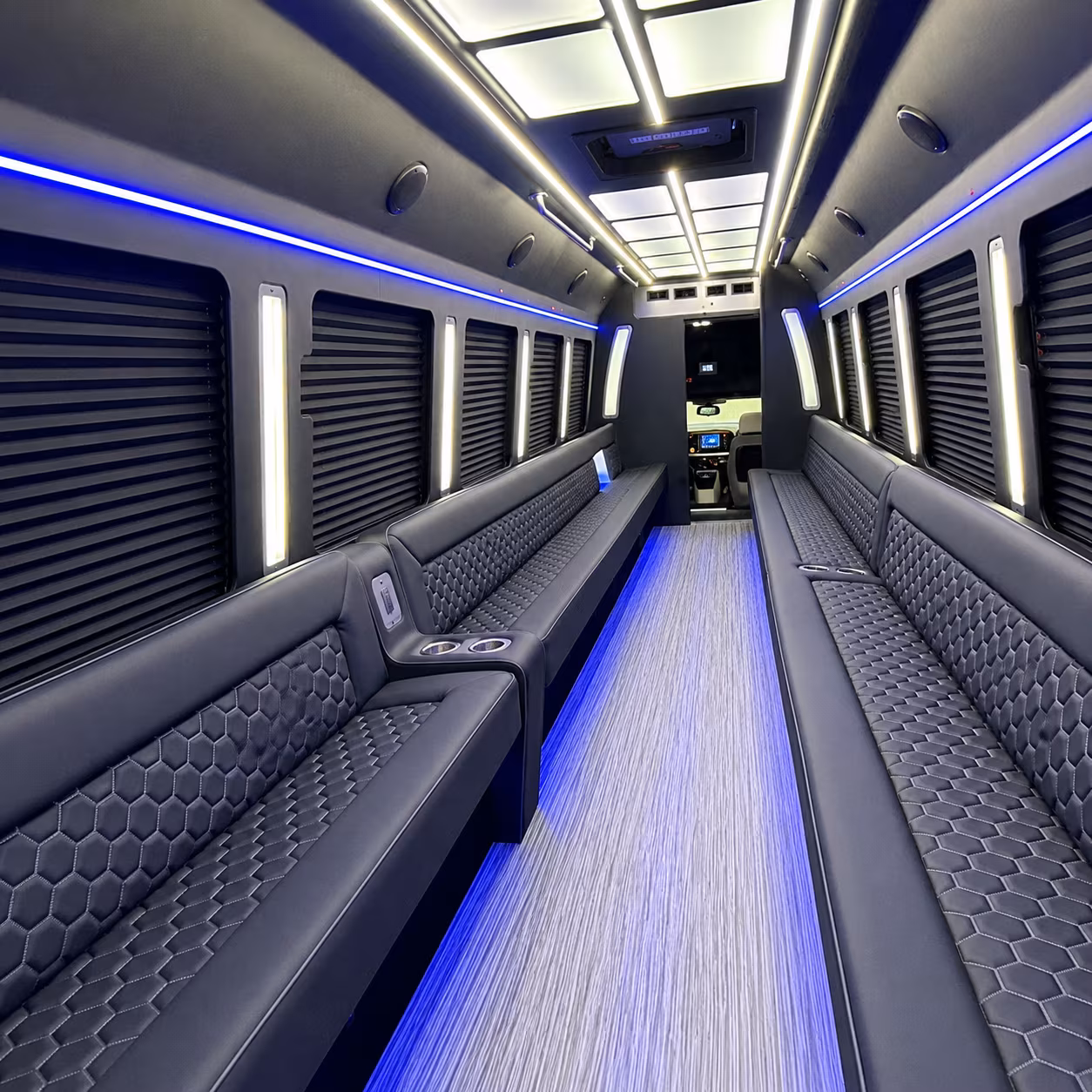 farmington hills party bus rental interior