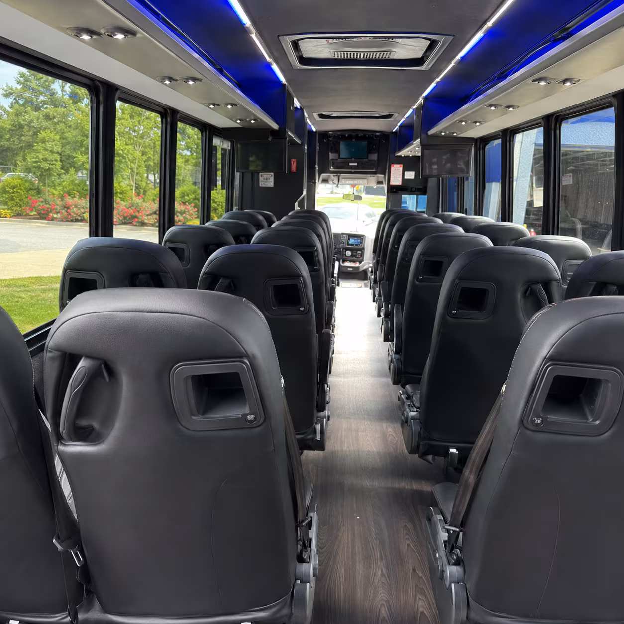 farmington hills wedding transportation onboard seating